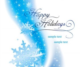 Bright snowflake abstract background vector