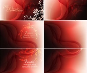 Red dream smoke design background vector