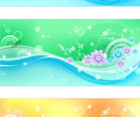 Dreamy blue flower background vector