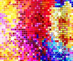 colored Neon effect Background vector