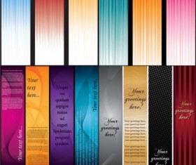 Different fashion line backgrounds vector design