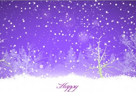 Forest christmas background  vector