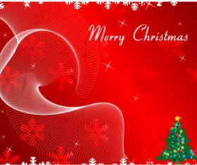 Merry christmas greeting card background  vector