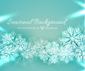 christmas snowflakes background  vector
