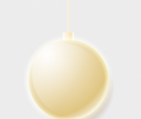 Christmas ball vector