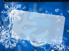 Christmas banner vector material