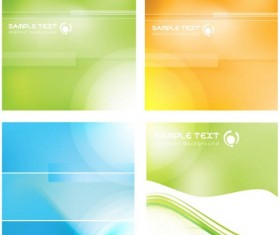 Abstract Backgrounds colored vector