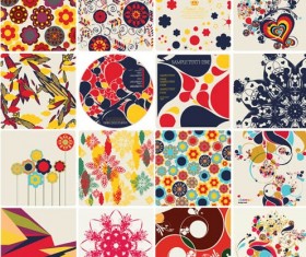 Abstract Backgrounds Vector set