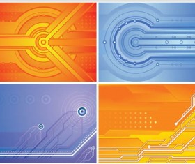 Technical Style Backgrounds vector