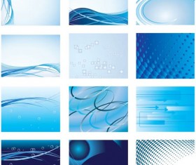 Abstract graphic vector material set