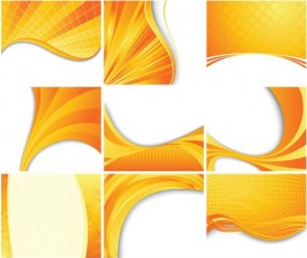 Orange Abstract Backgrouds vector material