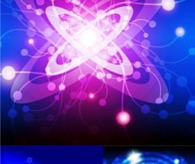 Colorful cloud background vector