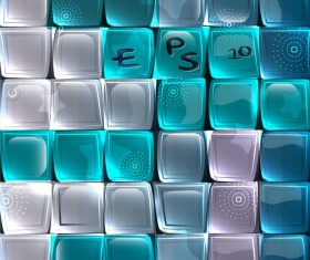 Crystal texture art background vector