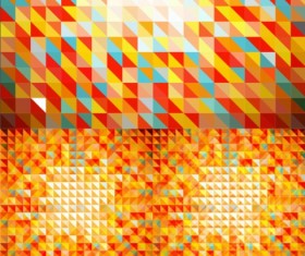 colorful mosaic Background vectors