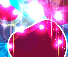 Glowing colorful background vector