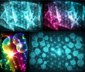 Bright halation background vector design