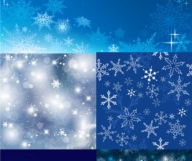 Beautiful snowflake background christmas vector