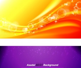 Dream bubble blue background vector set