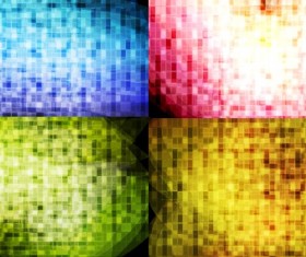 Colorful mosaic background shininy vector