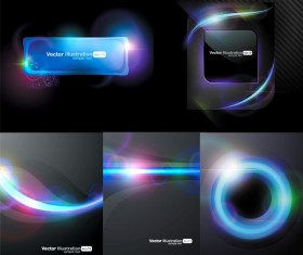 Glass textures background vector