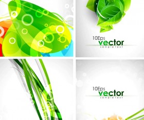 Fresh and green background vector