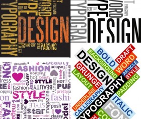 Creative Alphabet background vector