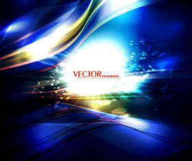 Blue dazzling lines background Illustration vector