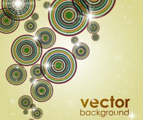 Beautiful round backgrounds vector