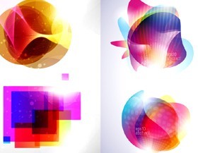 Fashion colorful graphics background vector