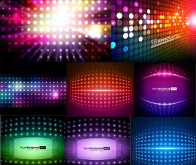 Brilliant light neon background vector