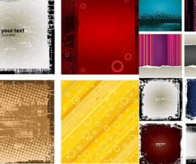 Grunge texture retro background vector