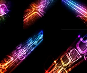 concept science and technology background vector