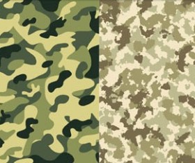 Camouflage patterns design vectors material