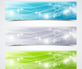 2016 Shiny Christmas Banners vector