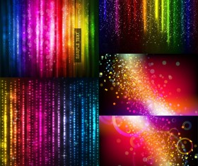 Star bright colorful background vector