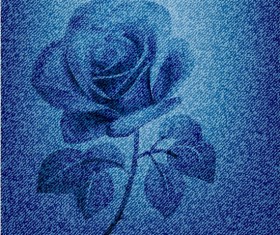 Fabric texture with flower shiny vector