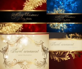Bright starlight ornate background vector