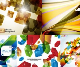 Colored space graphics background vector