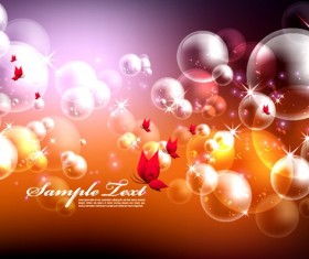 Dream bubble background vector