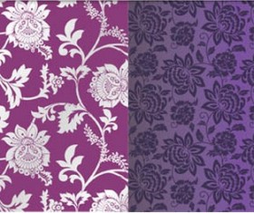 Patterns flower vintage vectors material