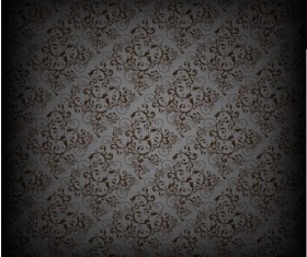 Damask dark backgrounds art vector