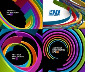 3D maze background vector