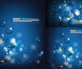 Ice blue water background vector