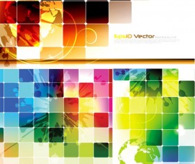 Ink Stroke with box background shiny vector