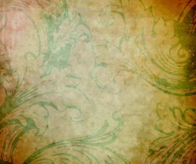 Grunge floral backgrounds art vector