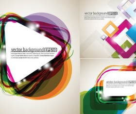 Stereo glare background vector