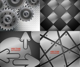 Metal texture background vector