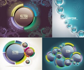 Crystal button background vector