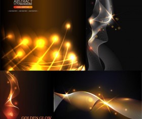 Shiny smoke background vector
