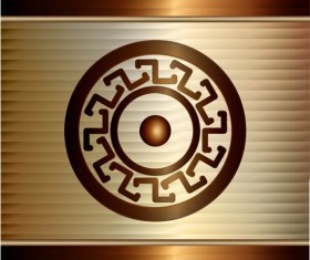 Golden glow backgrounds vector graphics